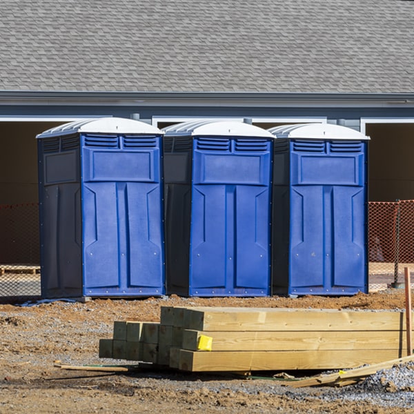 how do you dispose of waste after the porta potties have been emptied in Annawan